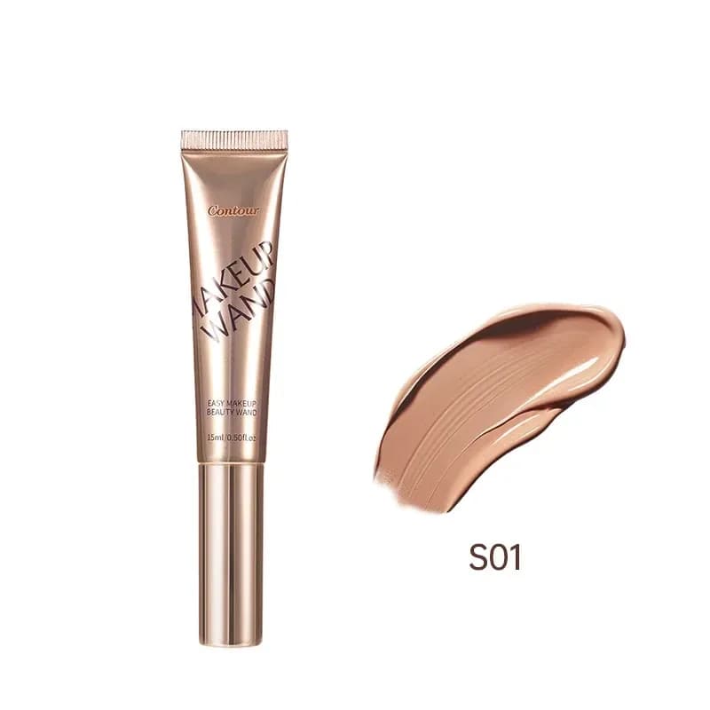 liquid contour wand in shade S01 light with a cream swatch